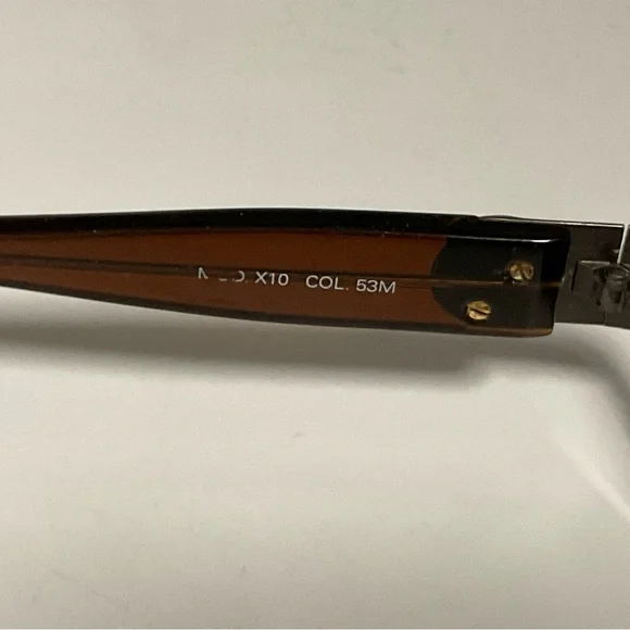 Beautiful Brown Copper Frame Gianni Versace Vintage Sunglasses! - Picture 12 of 16